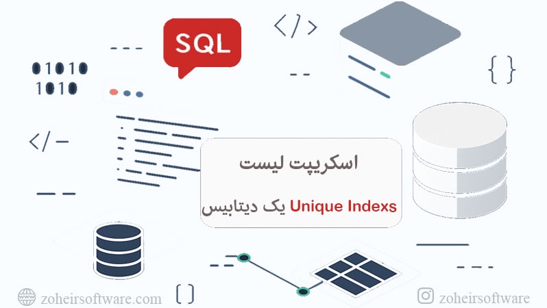 اسکریپت لیست Unique Index های یک دیتابیس,Unique Index چیست؟,مشاهده Unique Index های دیتابیس