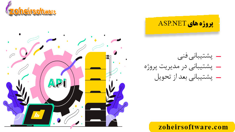 پشتیبانی پروژه های ASP.NET