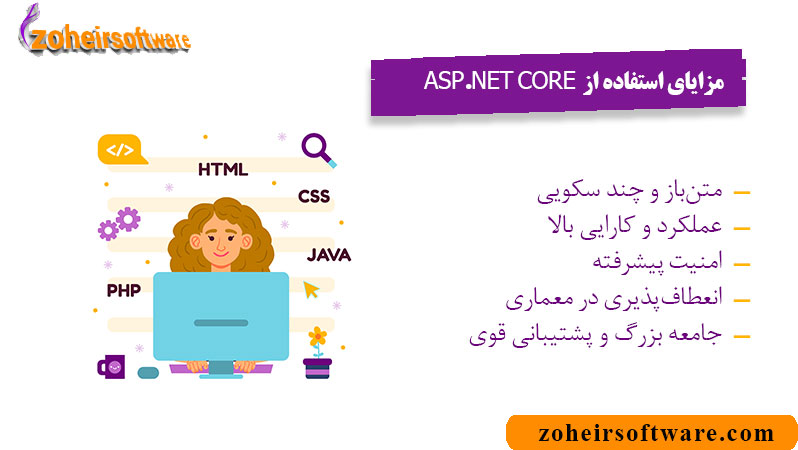 مزایای استفاده از ASP.NET Core برای توسعه پروژه‌های وب