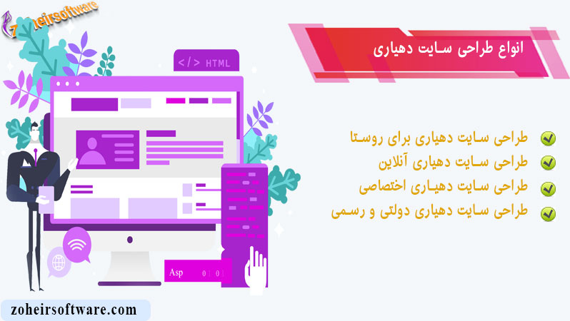 انواع سایت های دهیاری