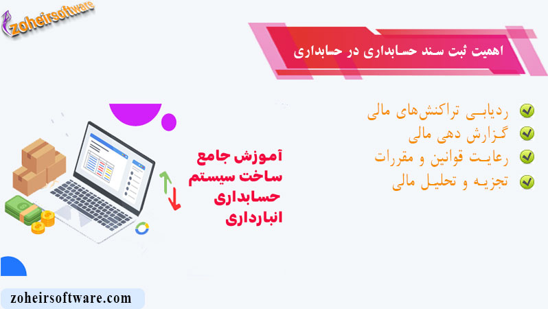 آموزش ثبت سند حسابداری در نرم افزار حسابداری آموزش ثبت سند حسابداری در نرم افزار حسابداری | آموزش ساخت نرم افزار حسابداری و انبارداری