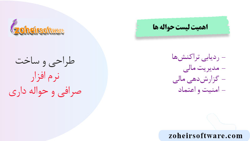 اهمیت لیست حواله ها در نرم افزار صرافی و حواله داری اهمیت لیست حواله ها در نرم افزار صرافی و حواله داری