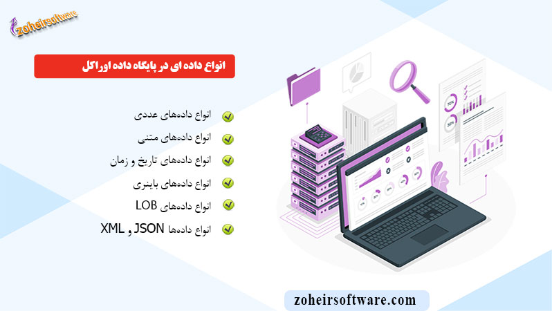 انواع داده ای (Data Types) در پایگاه داده اوراکل