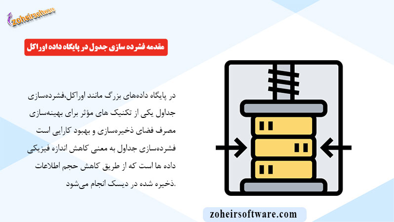 مقدمه فشرده سازی جدول در پایگاه داده اوراکل