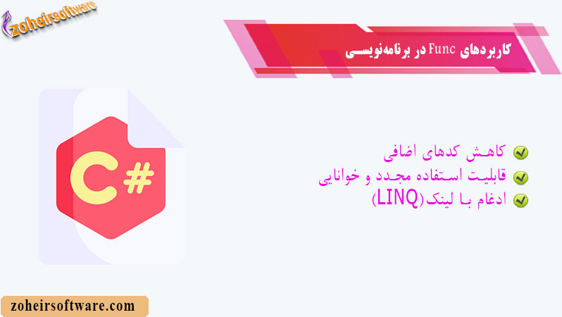 کاربردهای Func در برنامهنویسی کاربردهای Func در برنامهنویسی