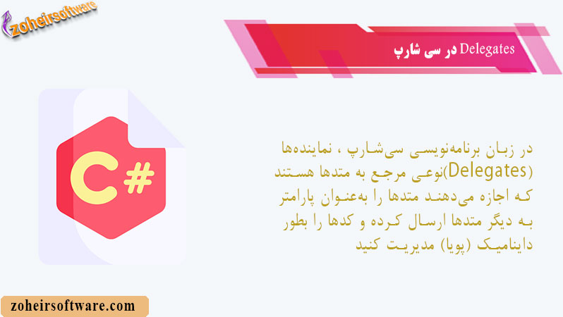 Delegates در سی شارپ Delegates در سی شارپ