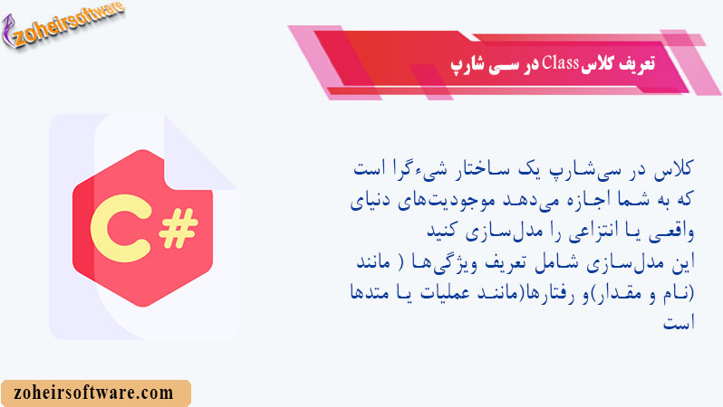 تعریف کلاس (Class) در سیشارپ تعریف کلاس (Class) در سیشارپ