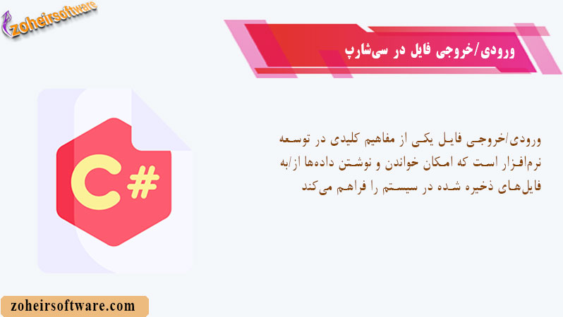 ورودی/خروجی فایل در سیشارپ ورودی/خروجی فایل در سیشارپ