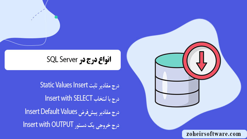 انواع درج در SQL Server