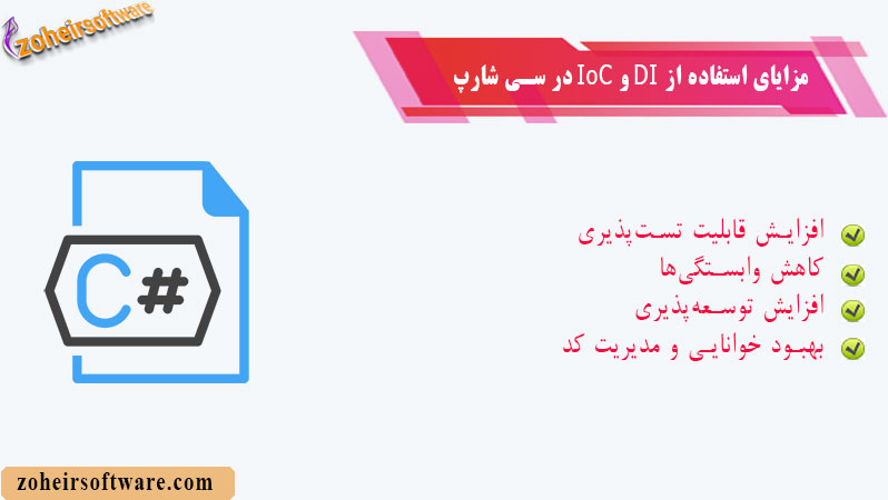 مزایای استفاده از  Dependency Injection و Inversion of Control