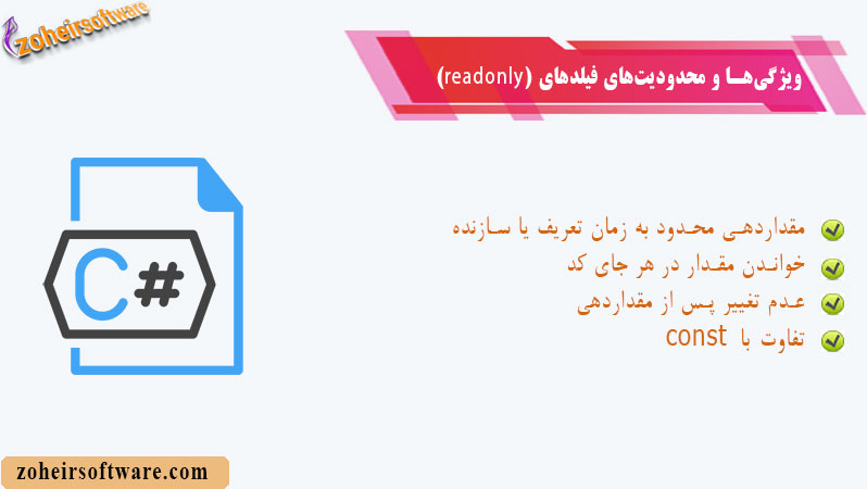 ویژگیها و محدودیتهای فیلدهای readonly ویژگیها و محدودیتهای فیلدهای readonly