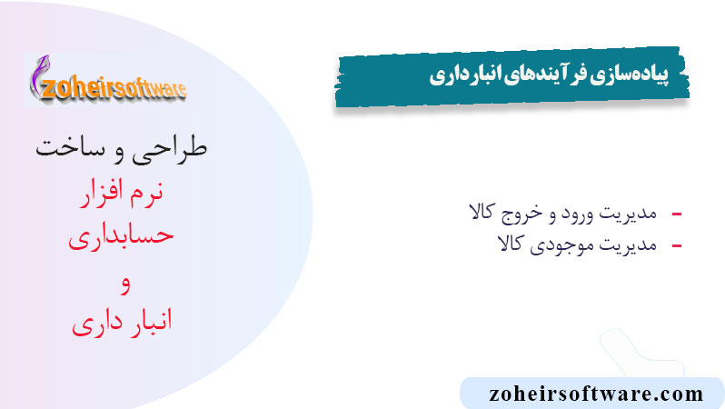 پیاده‌سازی فرآیندهای انبارداری