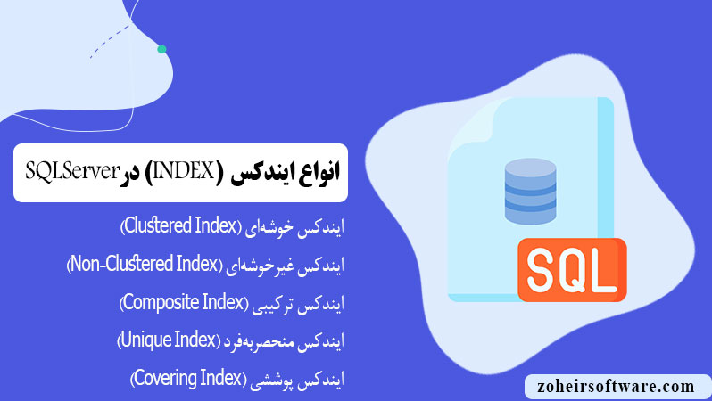 انواع ایندکس‌ها در SQL
