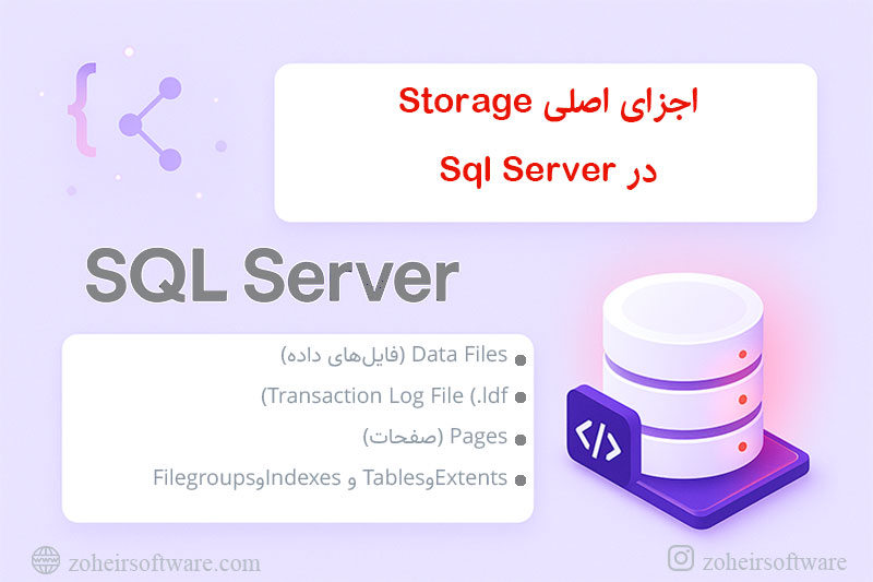 اجزای اصلی Storage در SQL Server