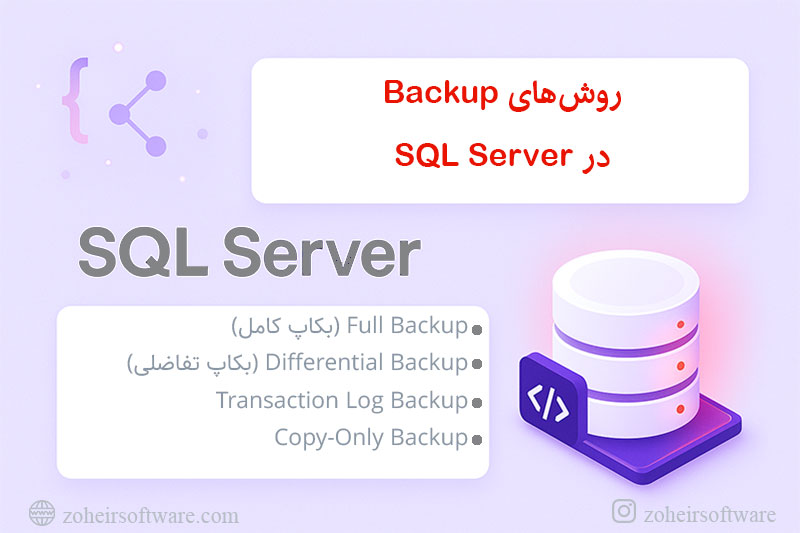 روش&zwnj;های Backup در SQL Server