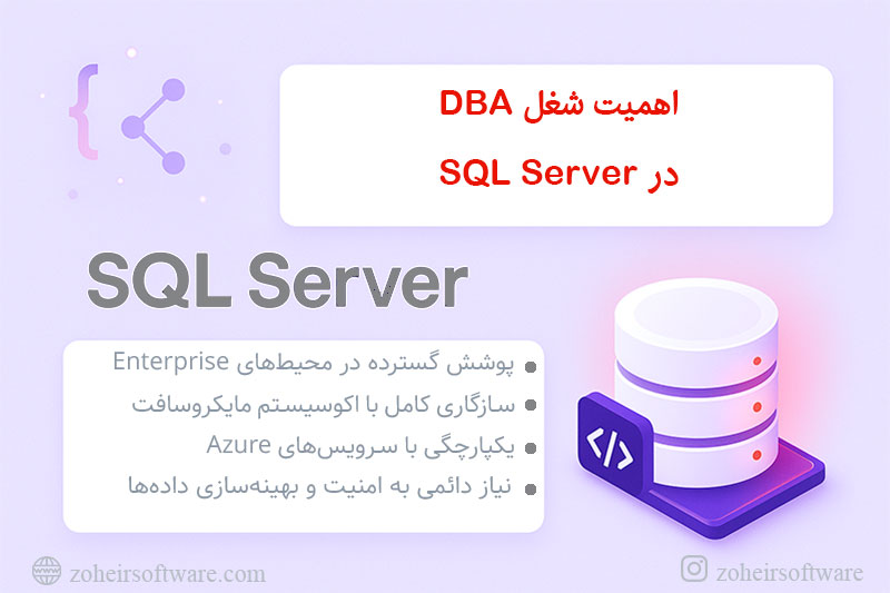 اهمیت شغل DBA در SQL Server اهمیت شغل DBA در SQL Server