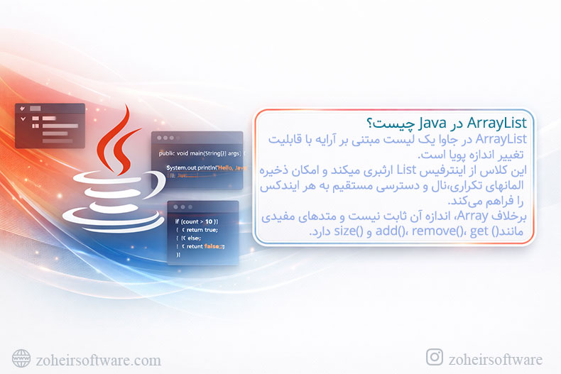ArrayList در Java چیست؟
