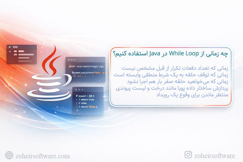 چه زمانی از While Loop در Java استفاده کنیم؟ چه زمانی از While Loop در Java استفاده کنیم؟