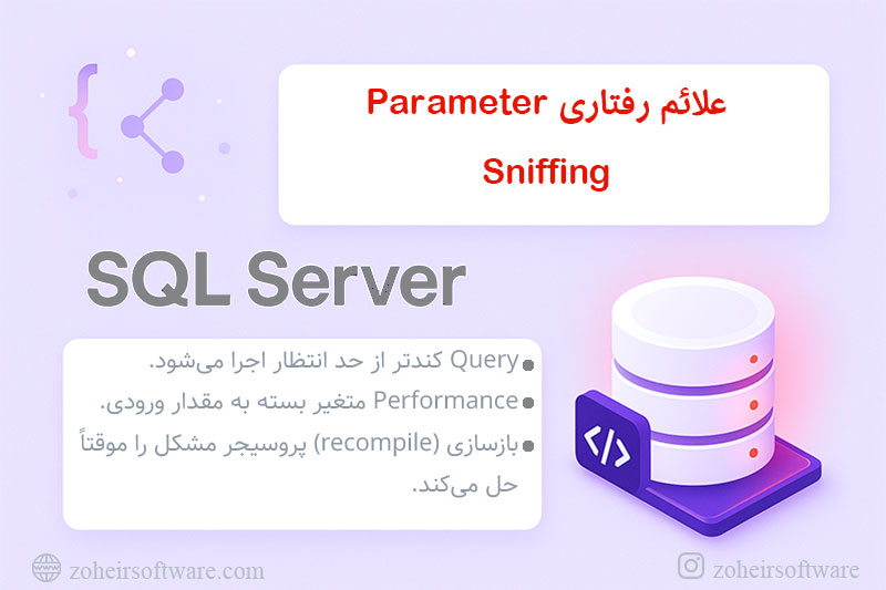علائم رفتاری Parameter Sniffing علائم رفتاری Parameter Sniffing
