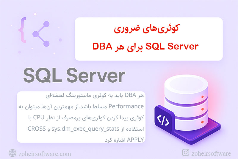 کوئریهای ضروری SQL Server برای هر DBA کوئریهای ضروری SQL Server برای هر DBA