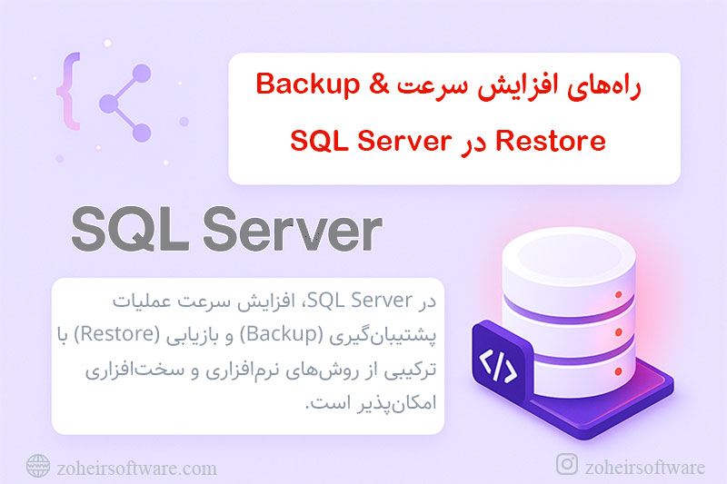 راههای افزایش سرعت Backup & Restore در SQL Server راههای افزایش سرعت Backup & Restore در SQL Server
