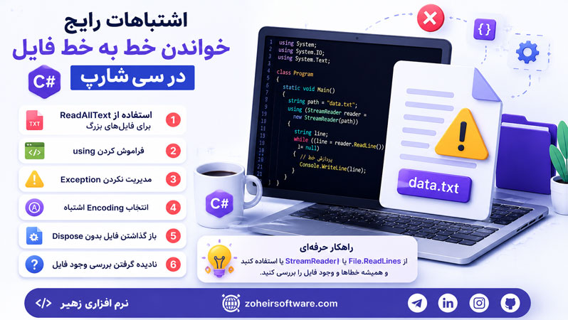 اشتباهات رایج خواندن خط به خط فایل اشتباهات رایج خواندن خط به خط فایل