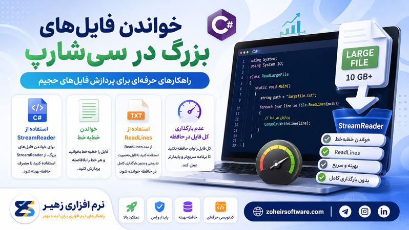 خواندن فایل&zwnj;های بزرگ در سی&zwnj;شارپ