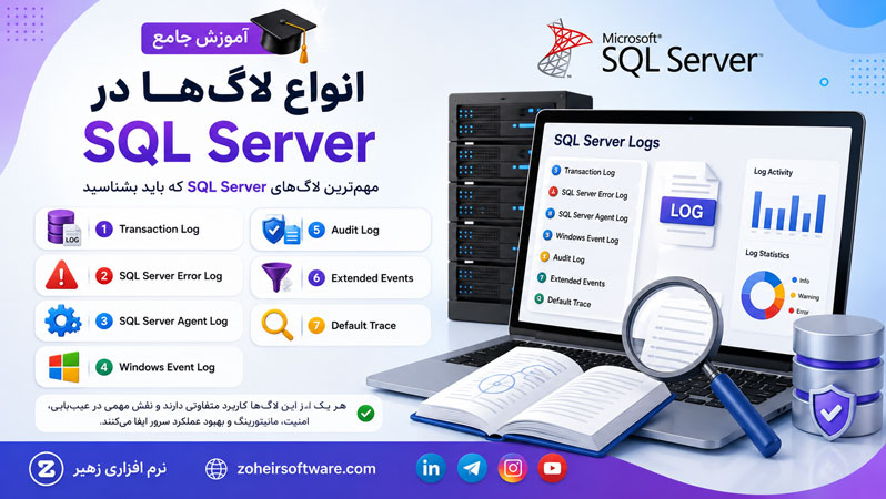 انواع لاگ&zwnj;ها در SQL Server