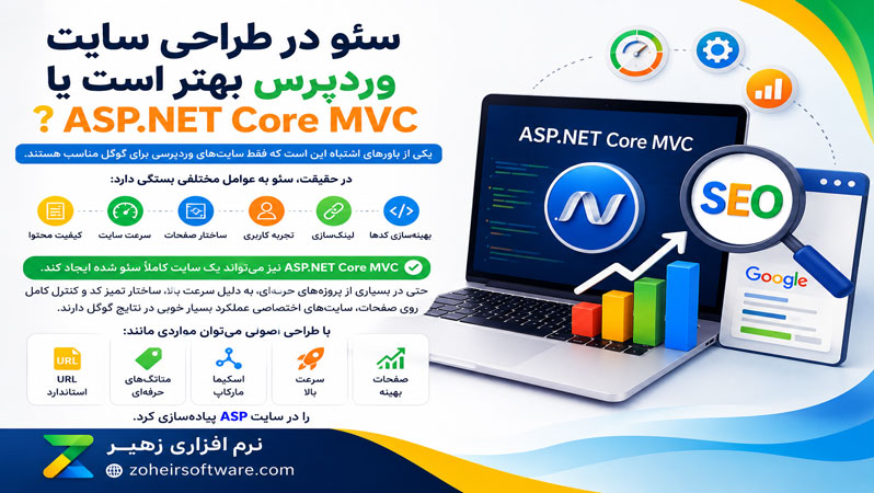 سئو در طراحی سایت وردپرس بهتر است یا ASP.NET Core MVC؟
