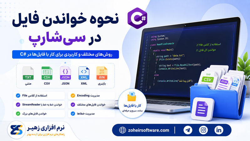 نحوه خواندن فایل در سی&zwnj;شارپ