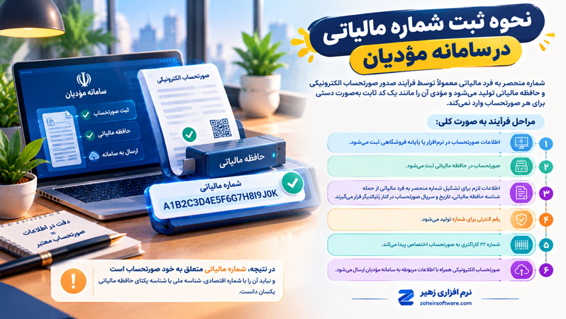 نحوه ثبت شماره مالیاتی در سامانه مؤدیان نحوه ثبت شماره مالیاتی در سامانه مؤدیان