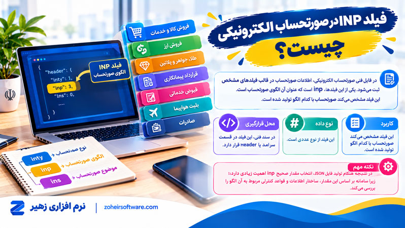 فیلد INP در صورتحساب الکترونیکی چیست؟ فیلد INP در صورتحساب الکترونیکی چیست؟