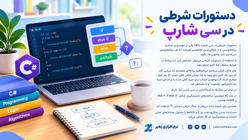 دستورات شرطی در سی شارپ دستورات شرطی در سی شارپ