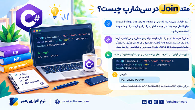 متد Join در سی&zwnj;شارپ چیست؟