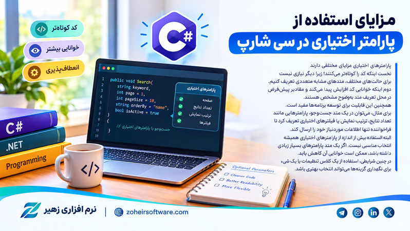 مزایای استفاده از پارامتر اختیاری در سی شارپ مزایای استفاده از پارامتر اختیاری در سی شارپ