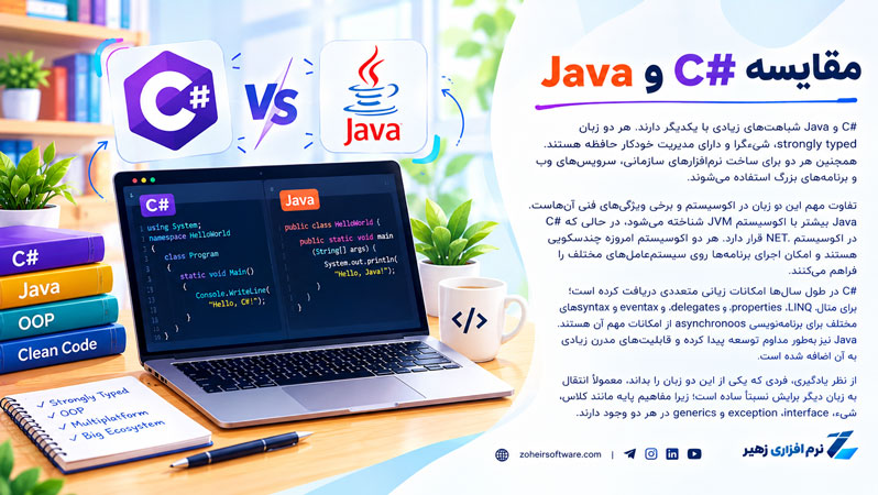 مقایسه #C و Java