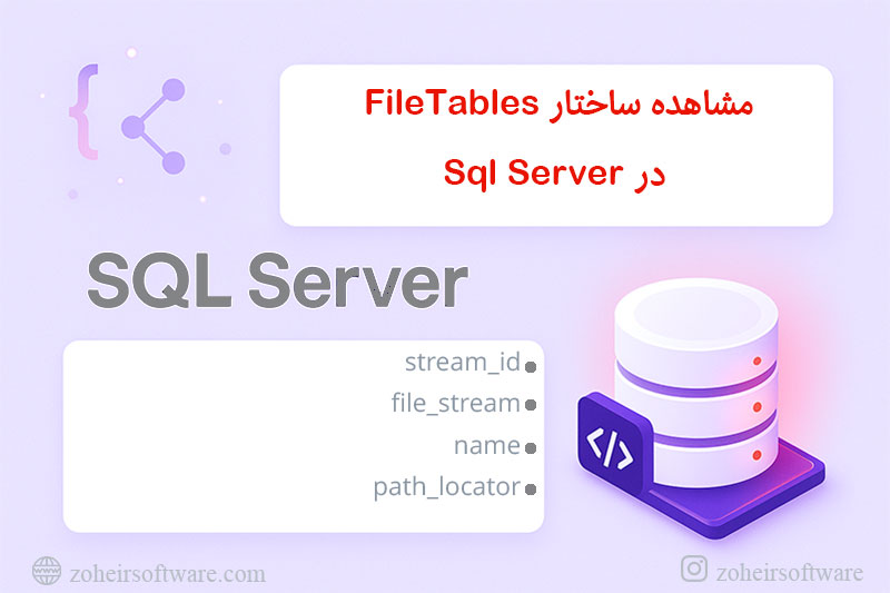 ستور مشاهده ساختار FileTable در SQL Server